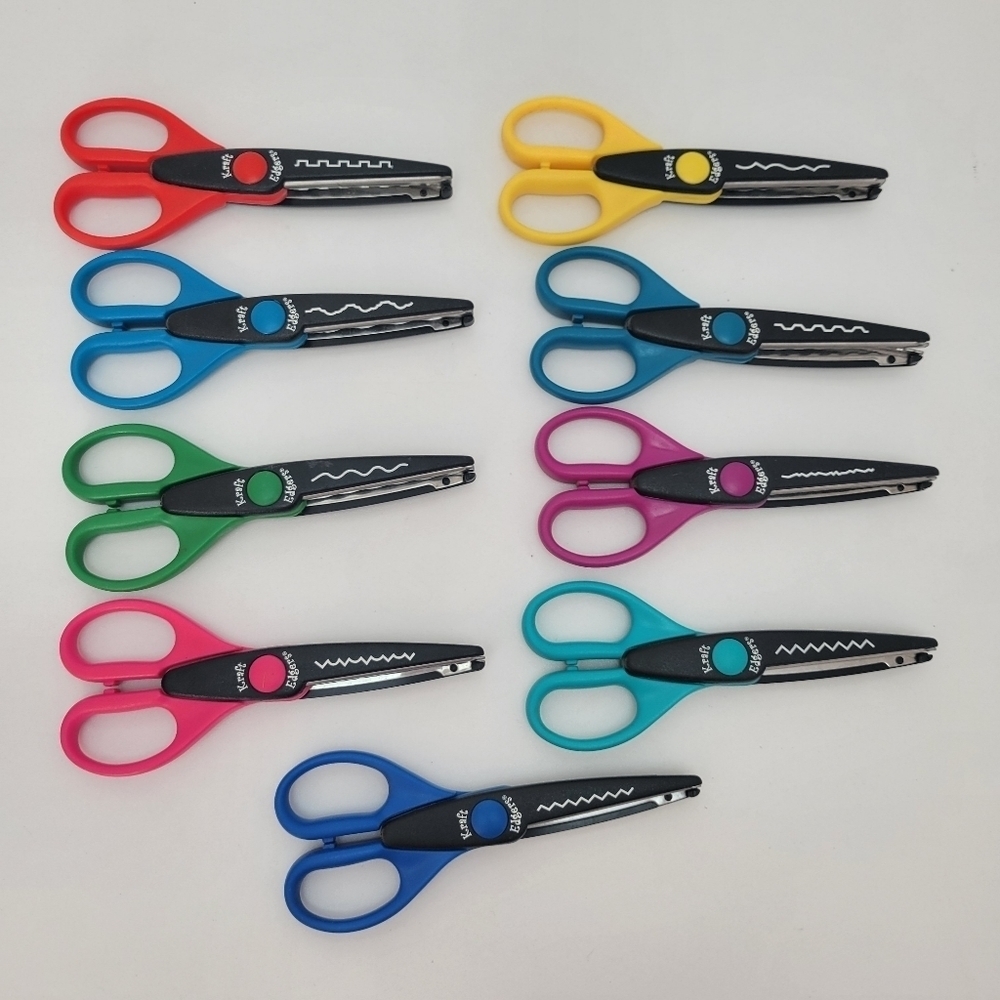 Kraft Edgers scissors crafting lot of 19 - Picture 2 of 2